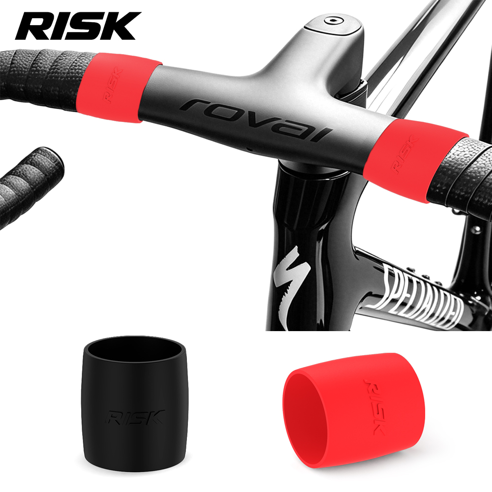 Bell Handlebar Ring - 2 ชิ้น/ถุง สายรัดแฮนด์จักรยานเสือหมอบแบบยืดหยุ่น พร้อมห่วงซิลิโคนสำหรับยึด