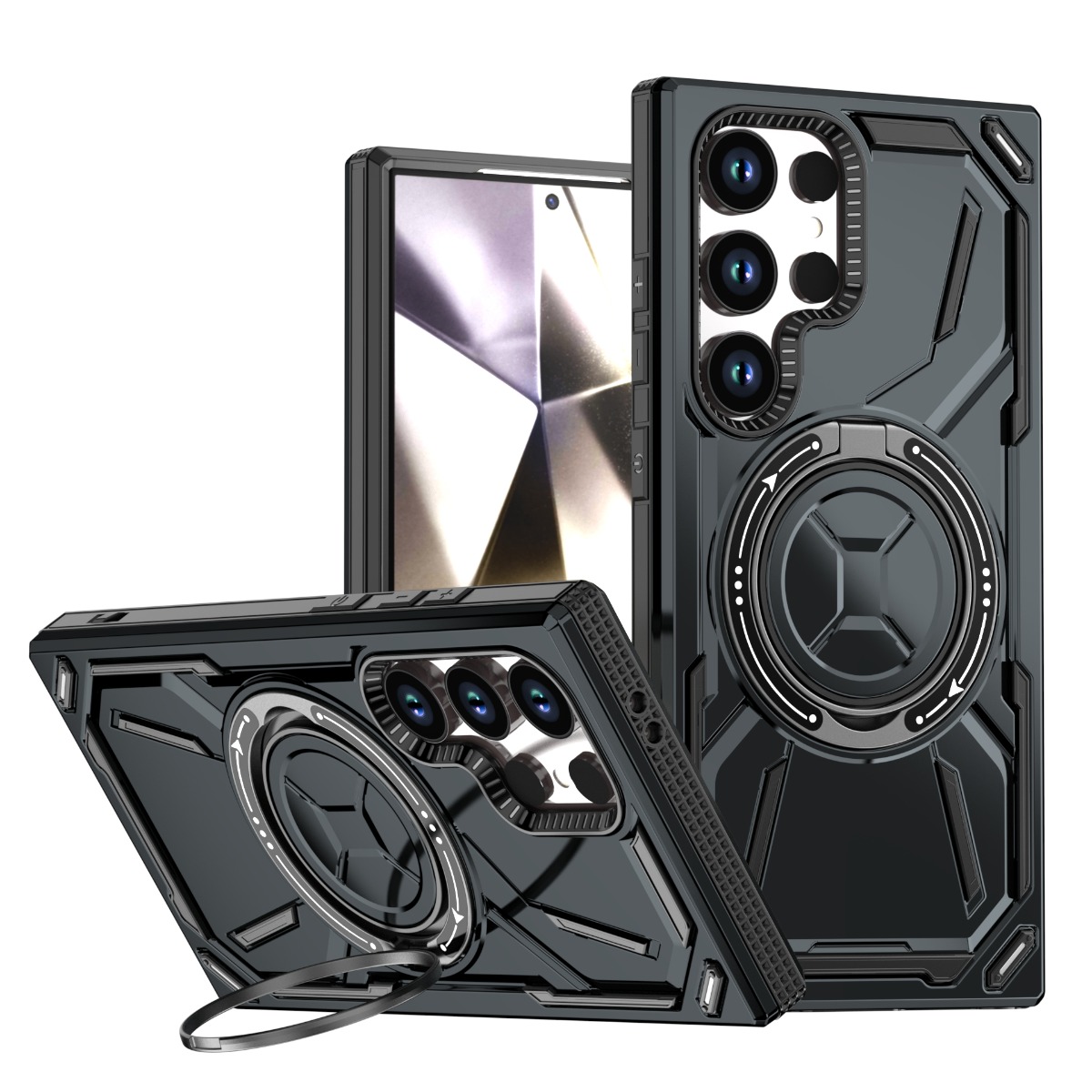 Kickstand Adjustable - เคสโทรศัพท์สำหรับ Samsung Galaxy S25 FE S26