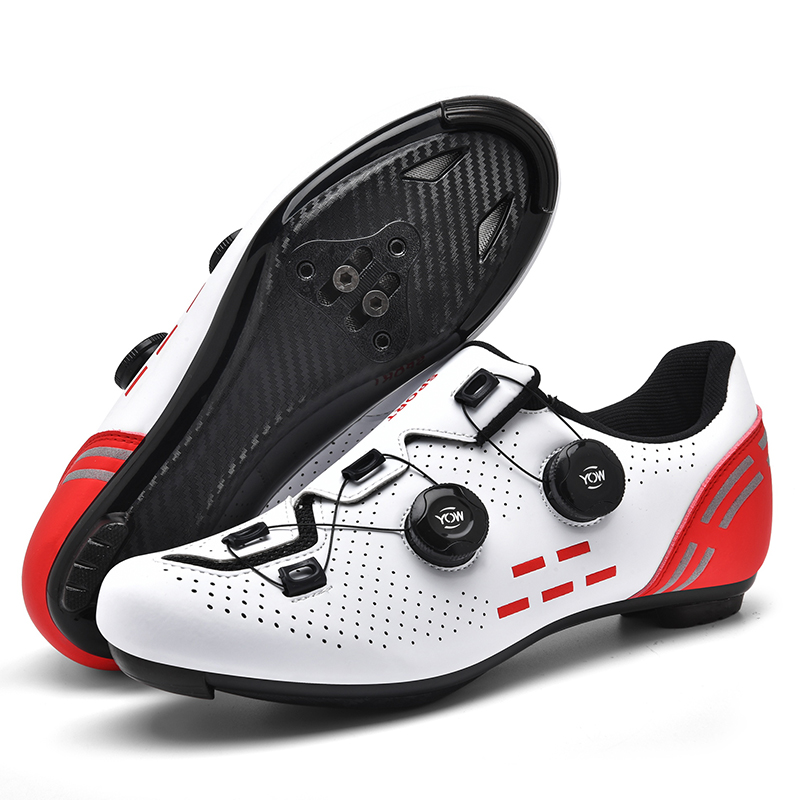 Cycling Commuter Shoes - ความเร็วขี่จักรยานรองเท้าผ้าใบจักรยานรองเท้าผู้ชายผู้หญิงกีฬาเส้นทางขี่จักรยานรองเท้า Self-locking Racing จักรยาน Cleats รองเท้าสําหรับ