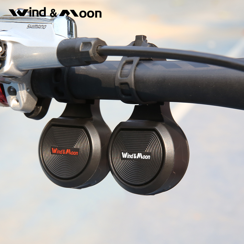Bell Handlebar Ring - กระดิ่งไฟฟ้าสำหรับจักรยาน/สกู๊ตเตอร์ไฟฟ้า/จักรยานเสือหมอบ/จักรยานเสือภูเขา 80-130 เดซิเบล ป้องกันการโจรกรรม อุปกรณ์เสริมสำหรับจักรยาน ติดตั้งที่แฮนด์