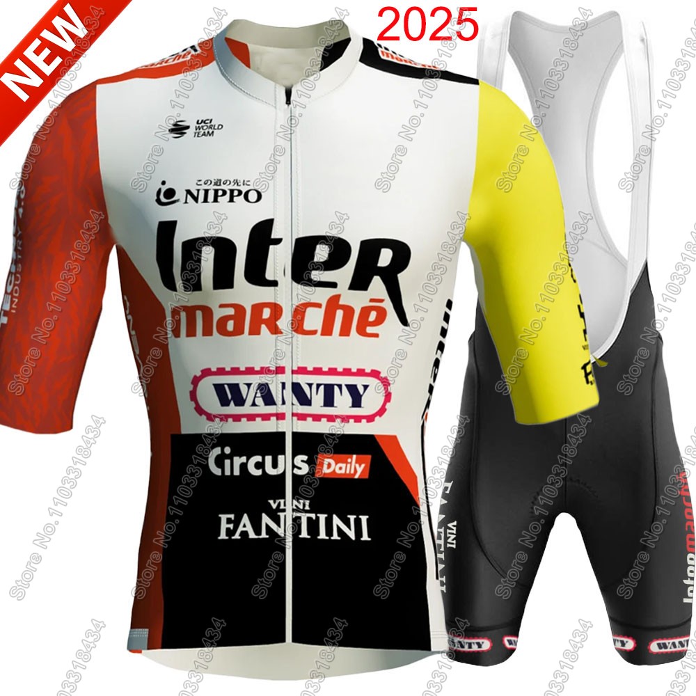 Cycling Commuter Shorts - Wanty ขี่จักรยาน JERSEY 2025 ชุดฤดูร้อน BINIAM