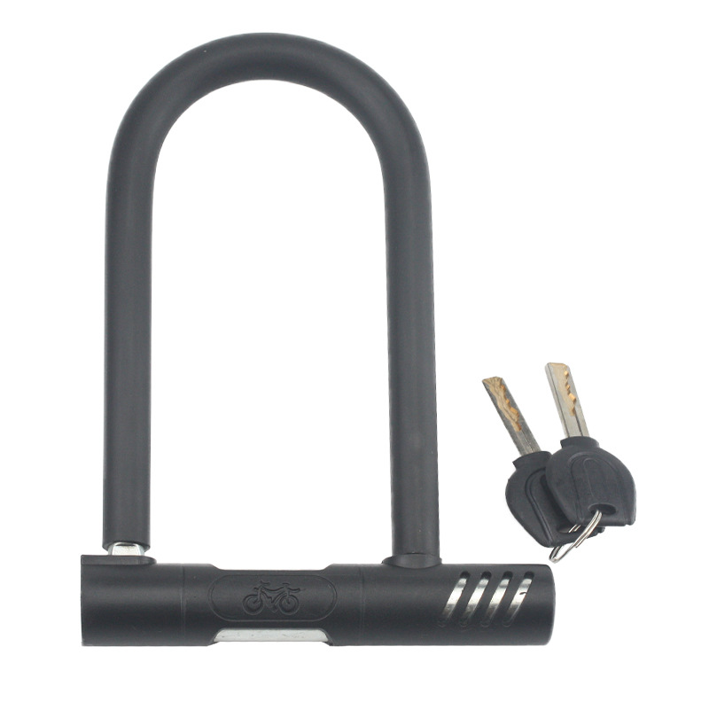 U Lock Heavy Duty - กุญแจล็อคแบบ U ป้องกันการโจรกรรมสำหรับงานหนัก ซิลิโคนหนา ทนทานต่อการตัด สำหรับล็อคจักรยาน