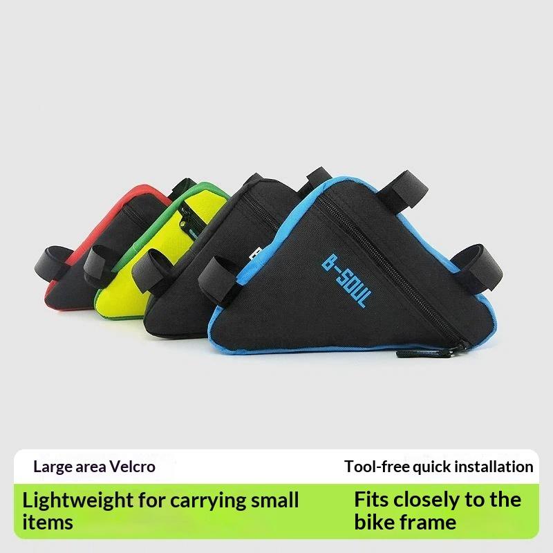 Waterproof Cycling Commute - กระเป๋าใส่จักรยานแบบสามเหลี่ยม กันน้ำ กระเป๋าเก็บของด้านหน้า ทนทาน 1 ชิ้น