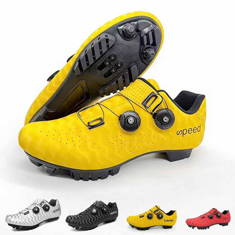 Cycling Commuter Shoes - รองเท้าปั่นจักรยานระบายอากาศสำหรับผู้ชายและผู้หญิง รองเท้าปั่นจักรยานเสือภูเขาแบบออฟโรด รองเท้าปั่นจักรยานแบบ SPD สำหรับการแข่งขันปั่นจักรยานแบบออฟโรด