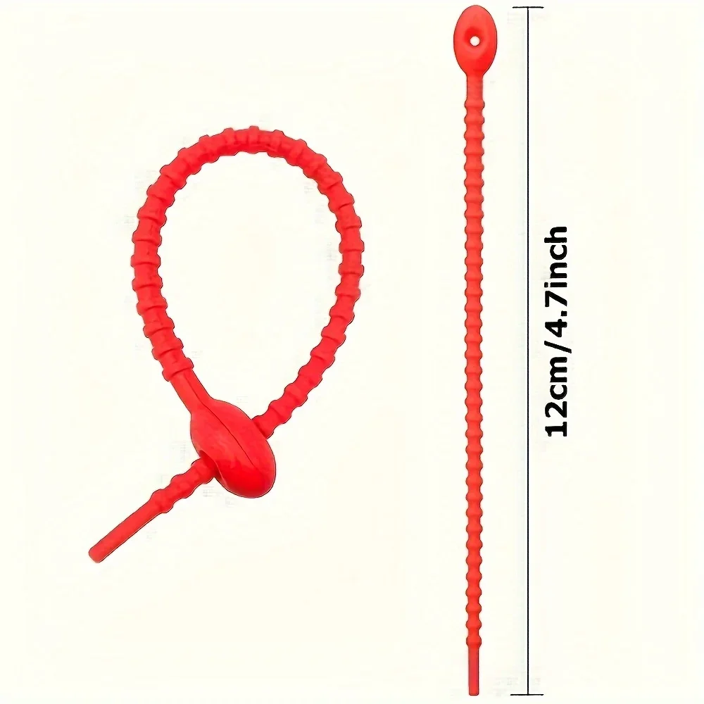 สายรัดซิลิโคน 10 ชิ้น - ตัวจัด - Cable Lock Flexible บทวิจารณ์และราคา