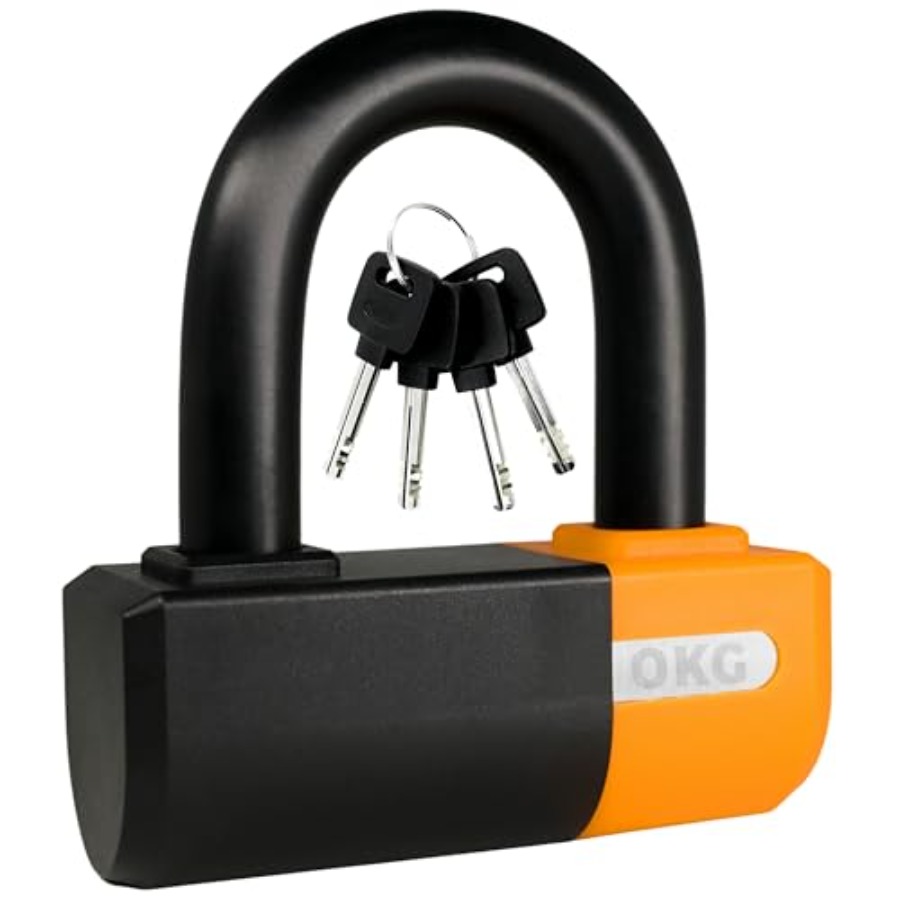กุญแจล็อครถจักรยานยนต์ OKG Hea - U Lock Heavy Duty บทวิจารณ์และราคา