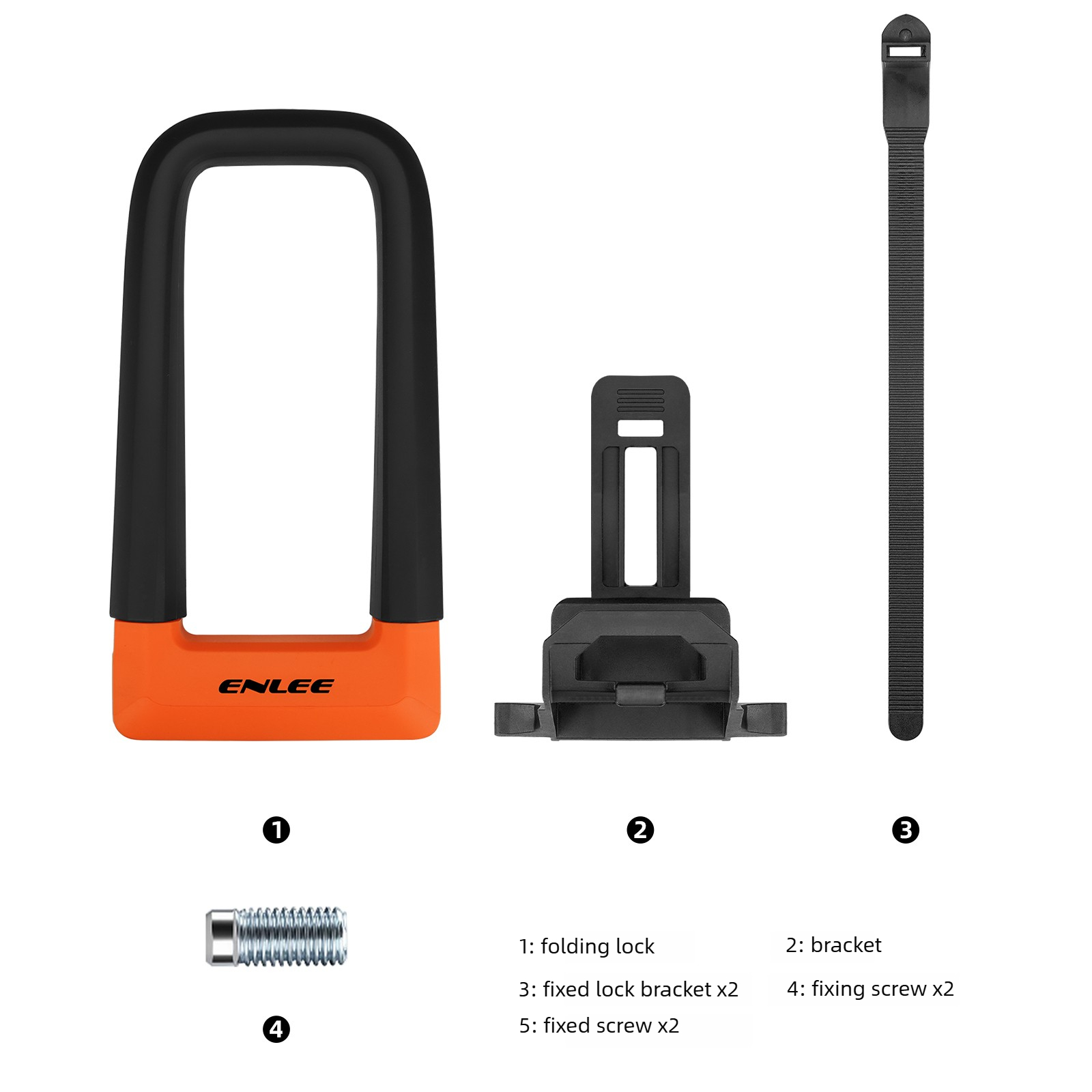 ENLEE กุญแจล็อคกันขโมยแบบ U สำ - U Lock Heavy Duty บทวิจารณ์และราคา