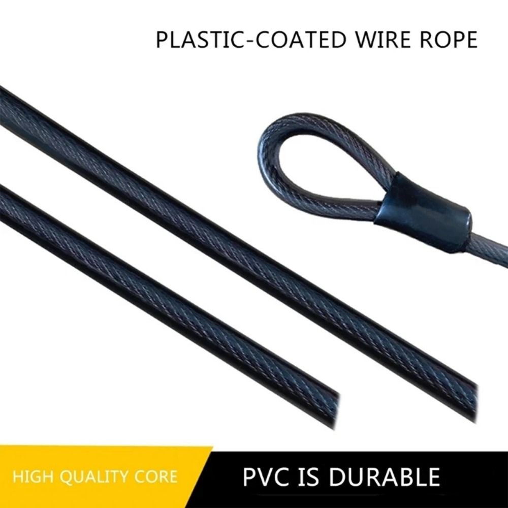 สายล็อคจักรยานกันขโมย แบบยืดหย - Cable Lock Flexible บทวิจารณ์และราคา