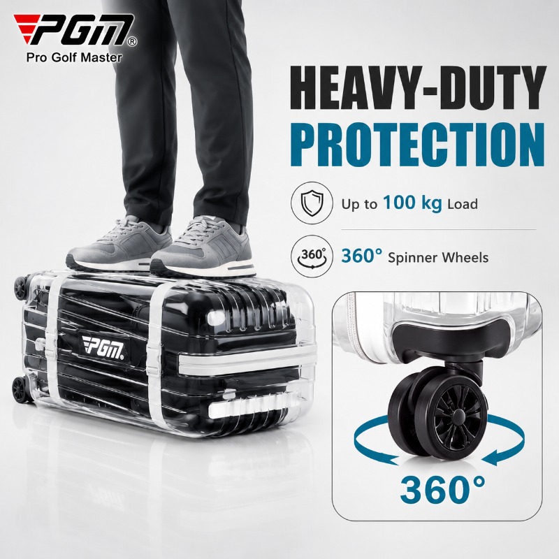 กระเป๋าเดินทางใสสำหรับไม้กอล์ฟ - U Lock Heavy Duty บทวิจารณ์และราคา