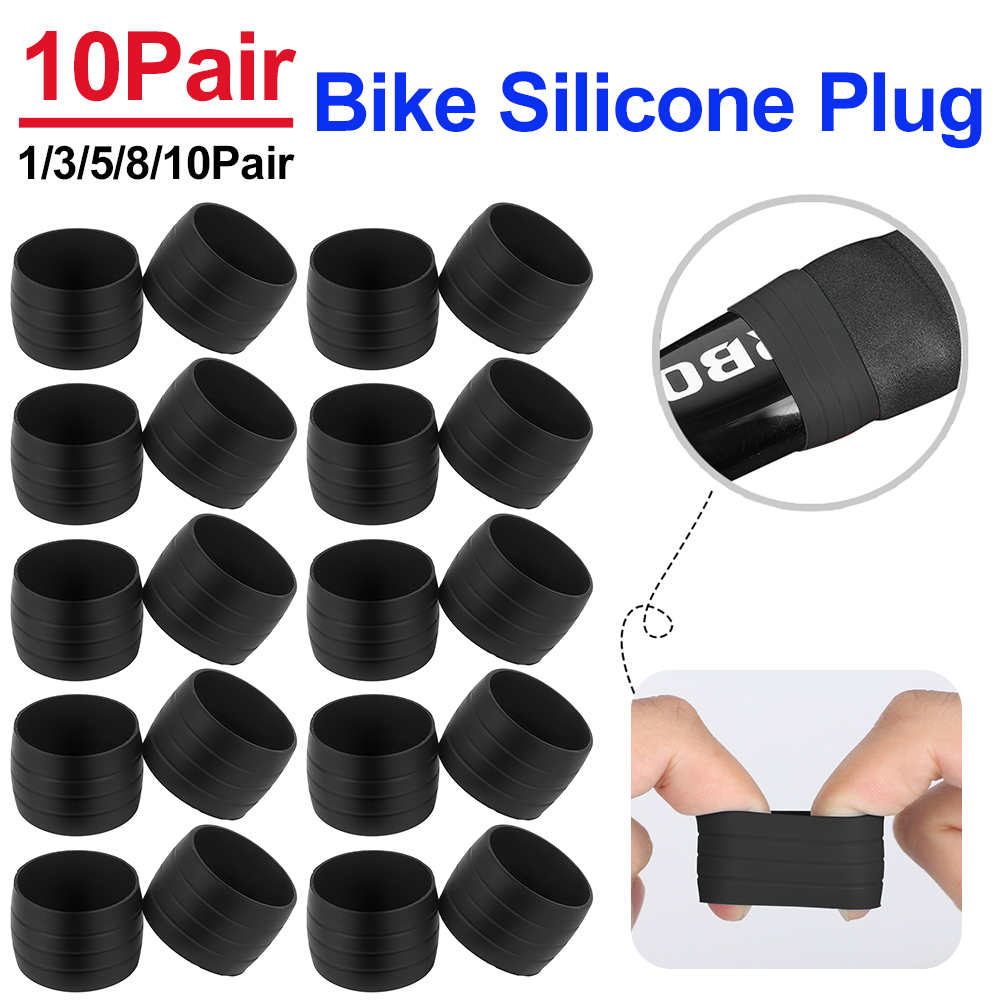 1-10คู่ซิลิโคนป้องกันการกระโดด - Bell Handlebar Ring บทวิจารณ์และราคา
