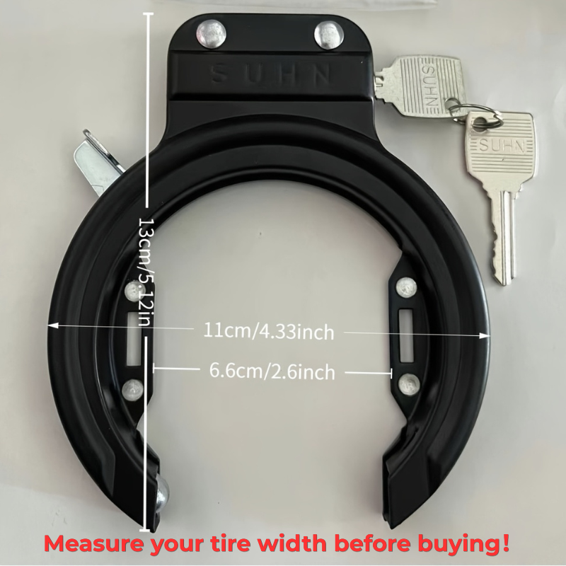 ตัวล็อคจักรยานแบบเกือกม้าสำหรั - U Lock Heavy Duty บทวิจารณ์และราคา