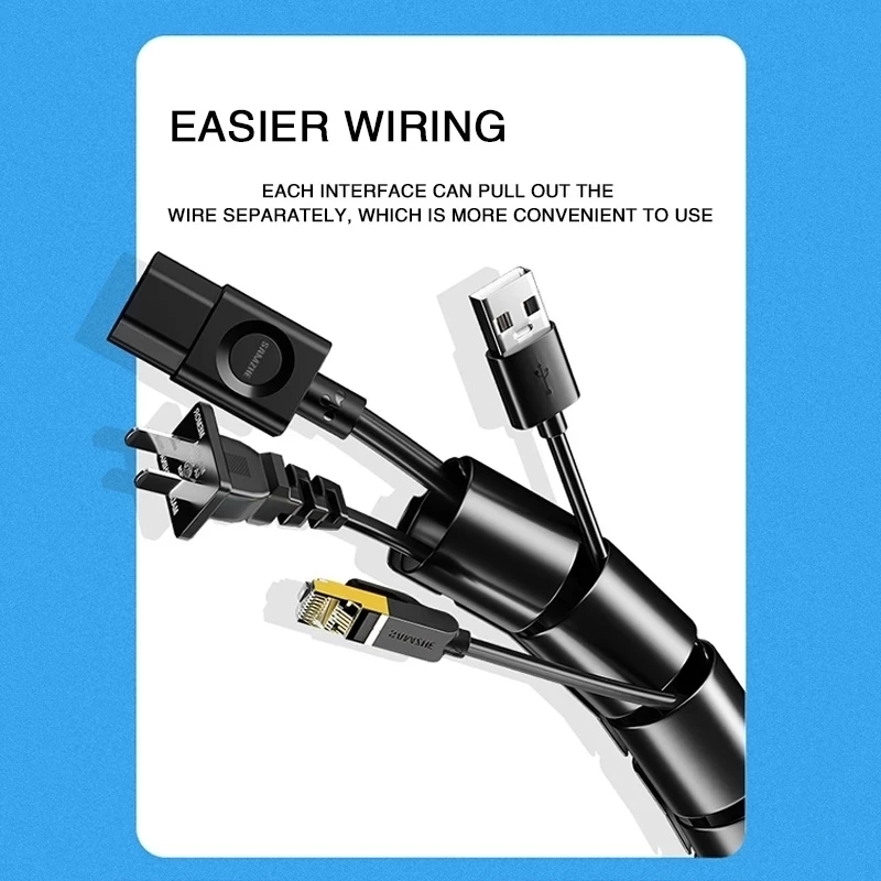 ท่อเก็บสายไฟแบบยืดหยุ่น 2M/1M  - Cable Lock Flexible บทวิจารณ์และราคา
