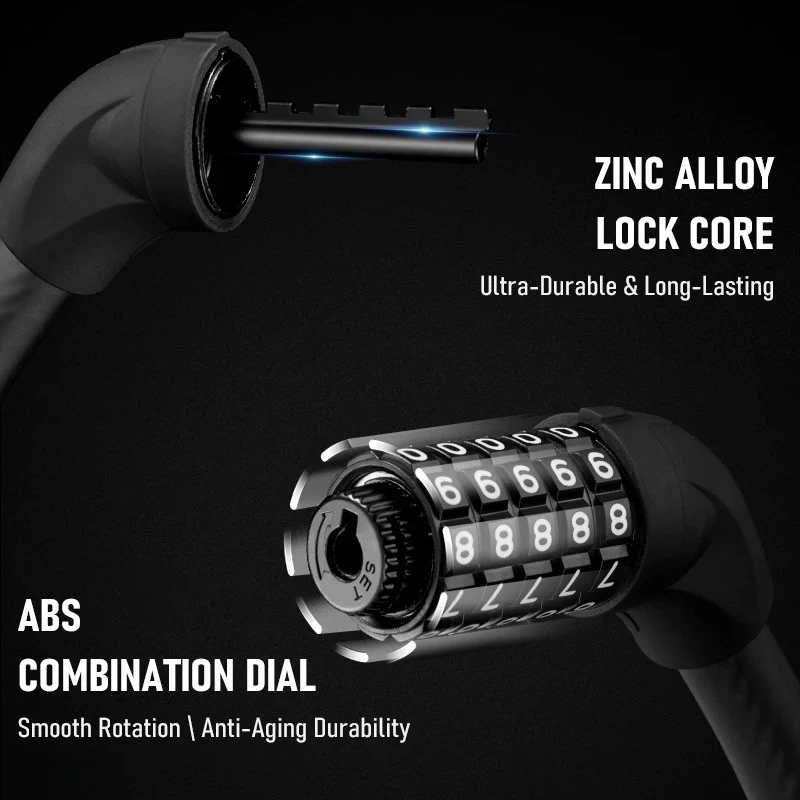 กุญแจล็อคจักรยานแบบรหัส 5 หลัก - U Lock Heavy Duty บทวิจารณ์และราคา