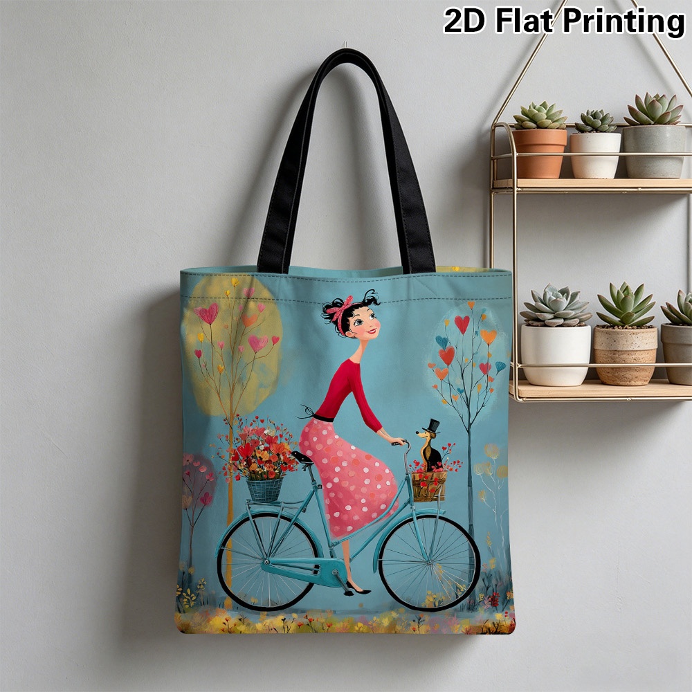 กระเป๋าโท้ทลายผู้หญิงขี่จักรยา - Cycling Journey บทวิจารณ์และราคา