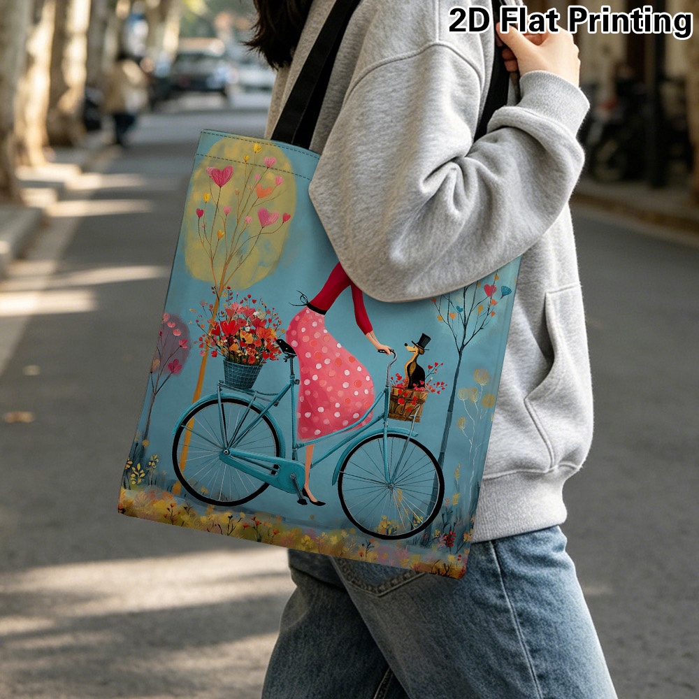 กระเป๋าโท้ทลายผู้หญิงขี่จักรยา - Cycling Journey บทวิจารณ์และราคา