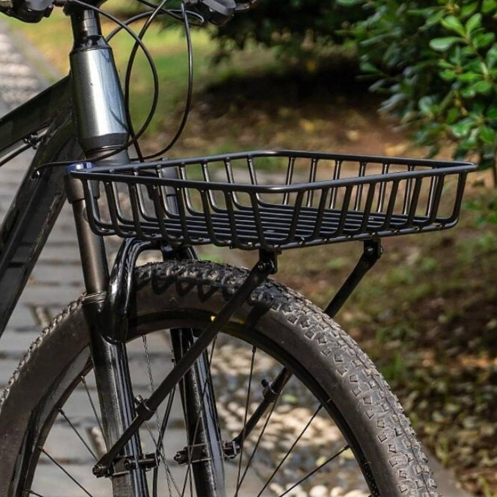 ตะกร้าหน้าจักรยานอะลูมิเนียม น - Commuter Cycling บทวิจารณ์และราคา