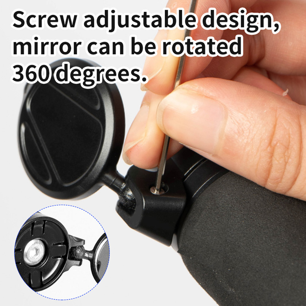 กระจกมองหลังจักรยานแบบนูน ติดต - Mirror Handlebar Convex บทวิจารณ์และราคา