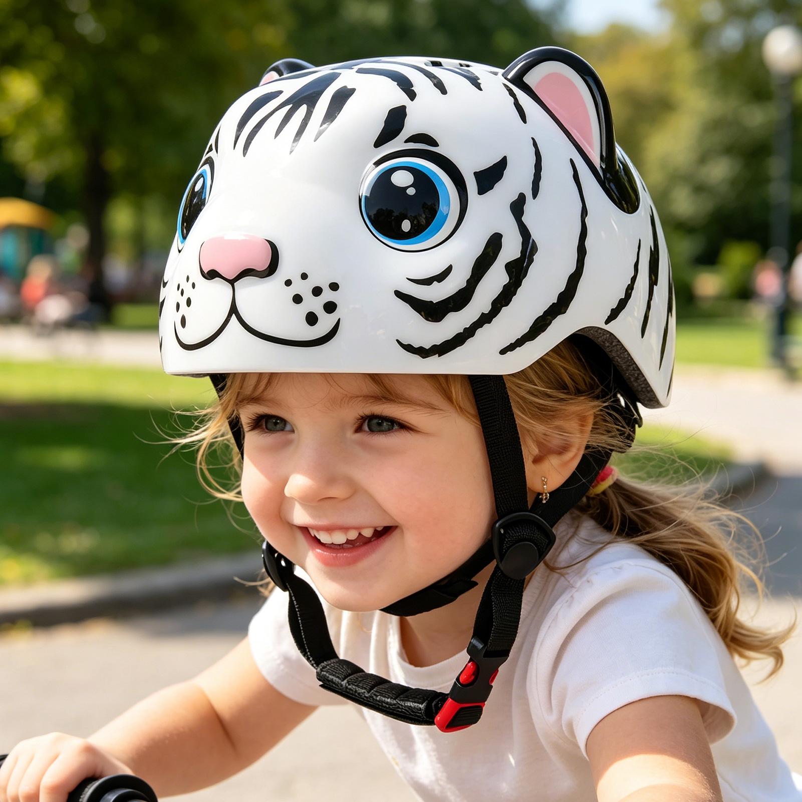หมวกกันน็อคจักรยานเด็กลายเสือ  - Commute Cycling Helmet บทวิจารณ์และราคา