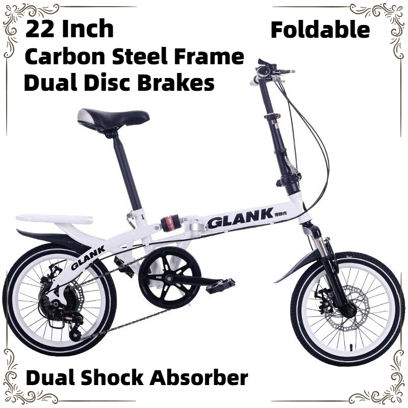 จักรยานพับได้ขนาด 22 นิ้ว ปรับ - Cycling Commute Speed บทวิจารณ์และราคา