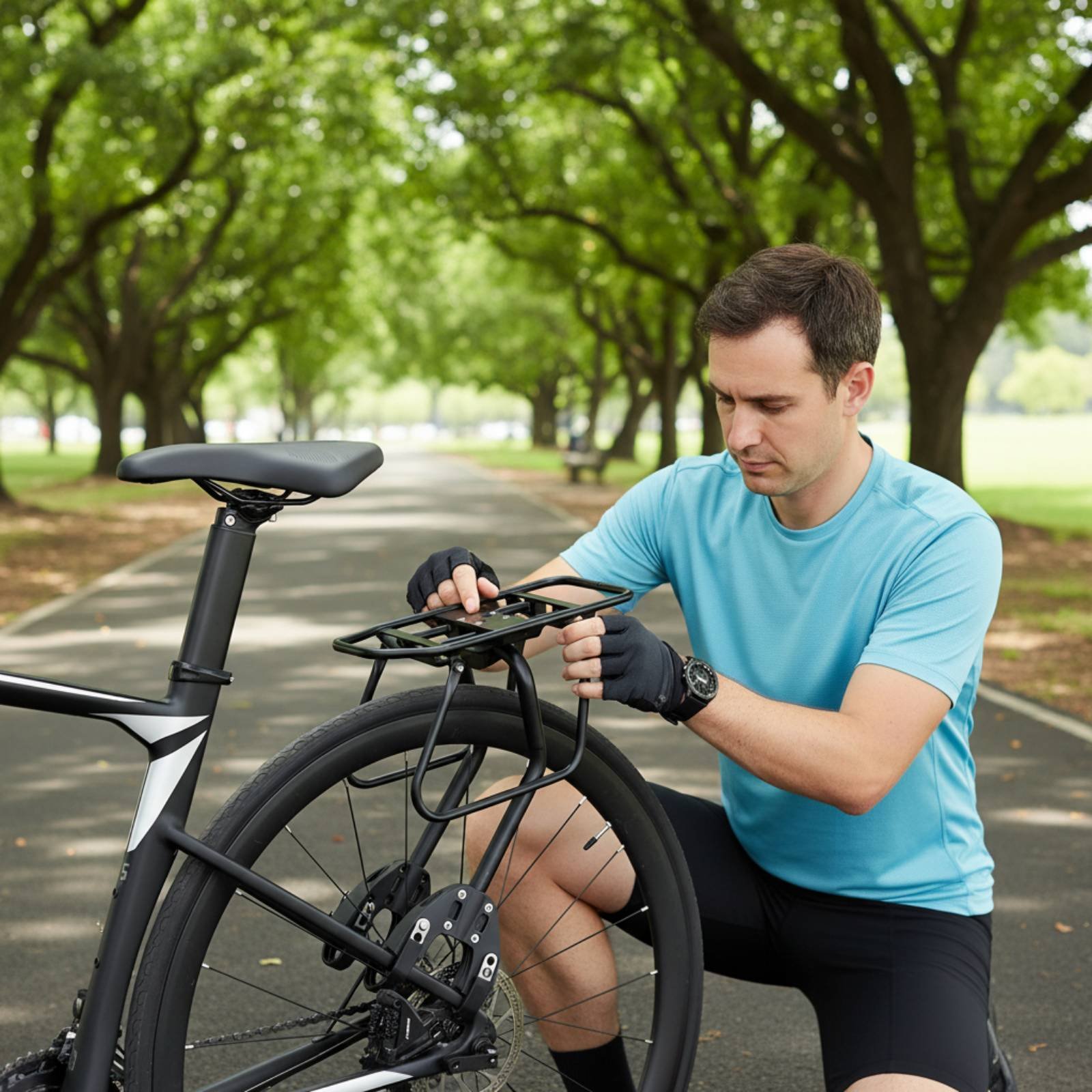 แร็คท้ายจักรยาน อลูมิเนียมอัลล - Commuter Cycling บทวิจารณ์และราคา