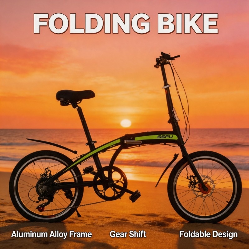 จักรยานพับได้ ดีไซน์น้ำหนักเบา - Commuting With Bike บทวิจารณ์และราคา