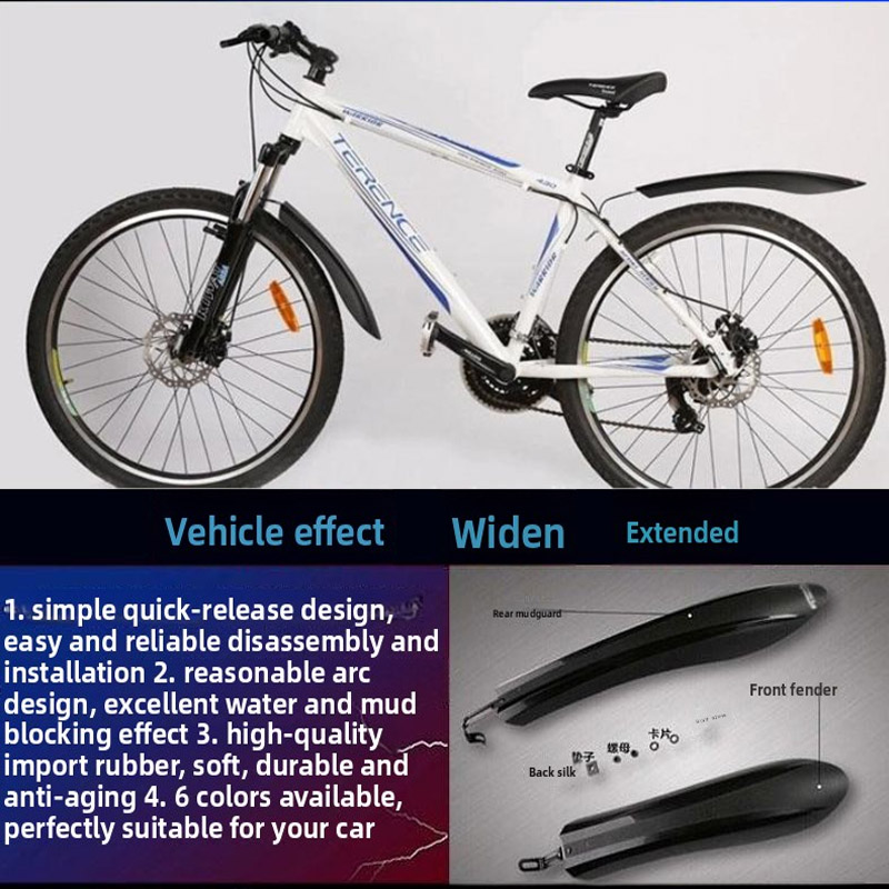 ชุดบังโคลนจักรยานแบบปลดเร็ว PP - Fender Mudguard Set บทวิจารณ์และราคา