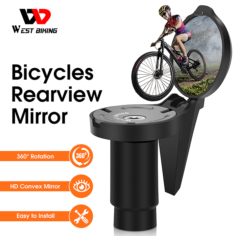 กระจกมองหลังสำหรับจักรยาน ปรับ - Mirror Handlebar Convex บทวิจารณ์และราคา