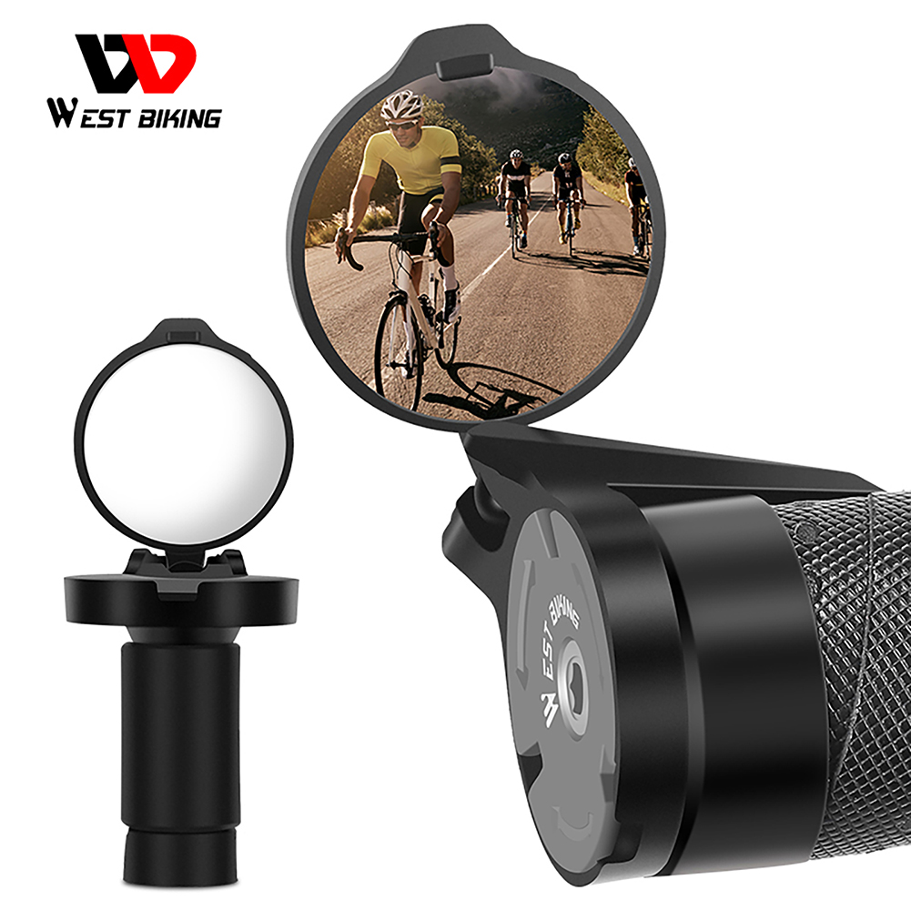 กระจกมองหลังสำหรับจักรยาน ปรับ - Mirror Handlebar Convex บทวิจารณ์และราคา